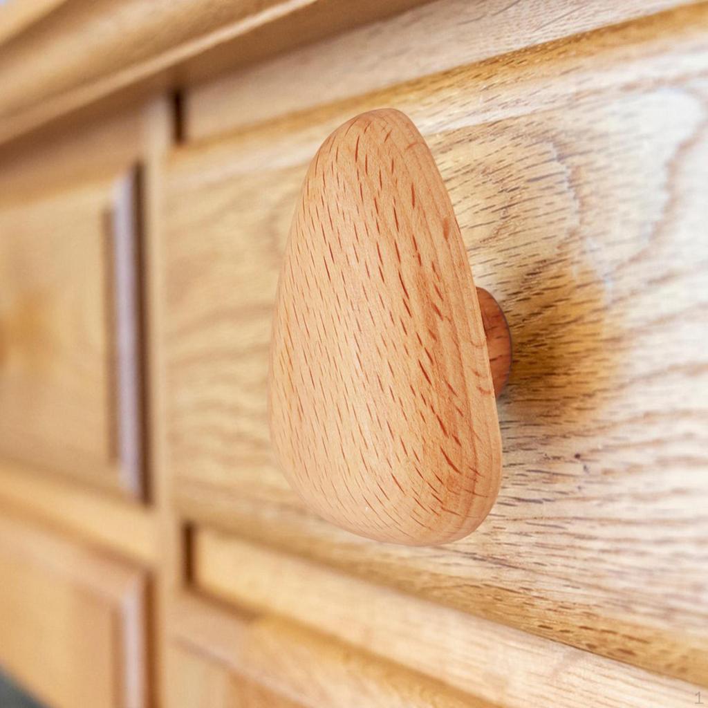 Wall Mounted Wooden Coat Hook Organizer for Home And Office