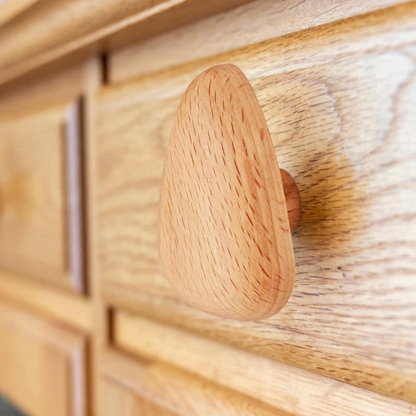 

Настенный деревянный органайзер для одежды с крючками для дома и офиса Oval