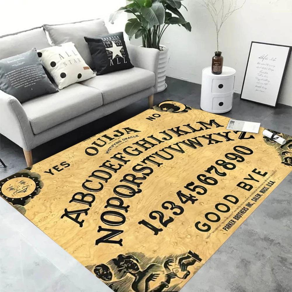 Gotischer Totenkopf Teppich Rutschfester Halloween Dekorativer Teppich für Toilette Schlafzimmer Wohnzimmer Küche Eingangstür Matte Heimdekoration