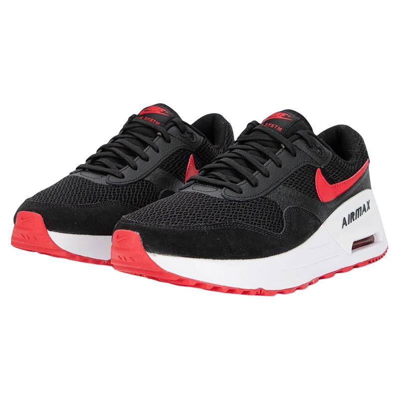 Nike Air Max SYSTM Černá Univerzitní červená Pánské tenisky Bílá DM9537-005