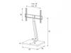 Sonorous PL2700 TV Stand with LCD TV Mount AVAILABLE IN FOUR COLOUR VARIANTS, Sonorous