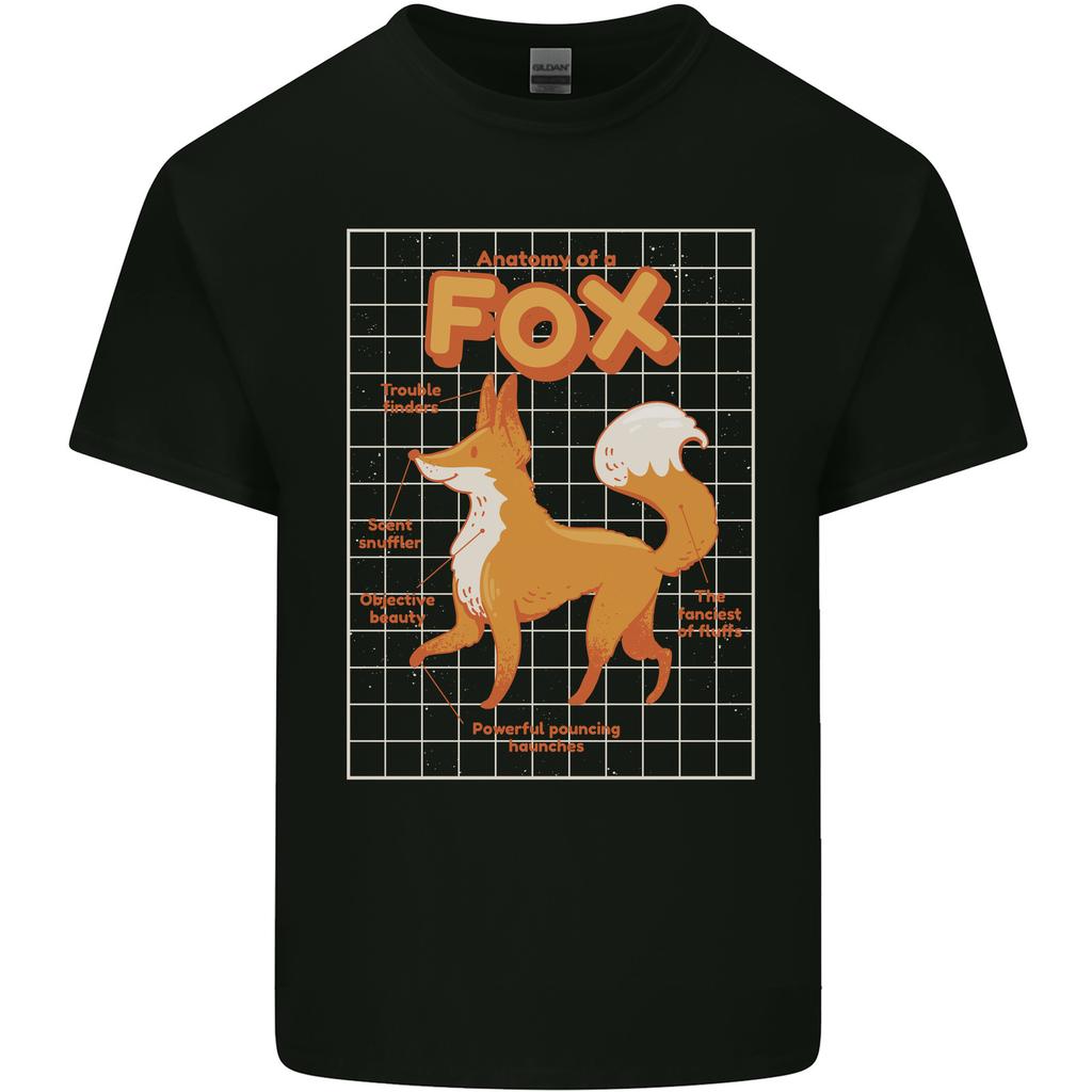 Anatomy of a Fox Funny Foxes Unisexs Light Cotton TShirt