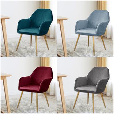 Poťah na vysoké područie Super Soft Velvet Elastické Poťahy na jedálenskú stoličku Chránič sedadla na stoličku pre domácu výzdobu jedálne