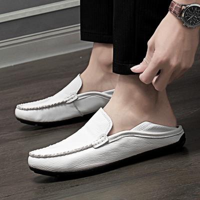 High-End Marke Herren Leder Freizeitschuhe Vielseitig für Outdoor-Pendeln Leichte Flache Schuhe Sommer Neue Herren Loafers