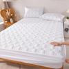 Waterproof Quilted Mattress Cover Anti-bacterial Mattress Protector Topper Pad Soft Fitted Sheet Not Including Pillowcase