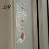 Faux Crystal Sun Catcher for Windows Catcher Hanging Prism Suncatcher Snowflake Rainbow Maker Pendant Artistic Home Decor Gifts Window Christmas