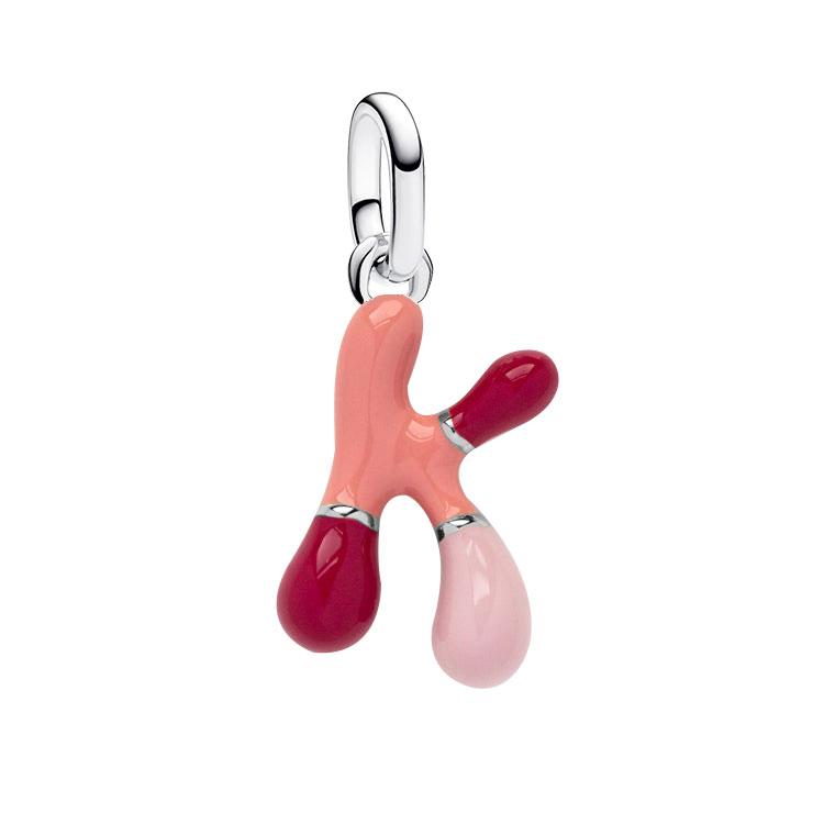 Authentic S925 Sterling Silver Charm Letter Pendant Fit  Bracelet Silver Dangle S925 Charm for Women Jewelry Loved Gift