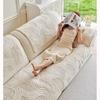 Winter Fluffy Short Plush Sofa Cushion Cover New Modern Simple Style Sofa Protector Pad for Cozy Home