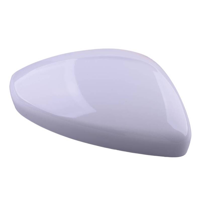 1 Pair Rearview Side Mirror Cover Cap Trim Fit for Citroen C3 Peugeot 208 2008 2016 2017 2018 White ABS