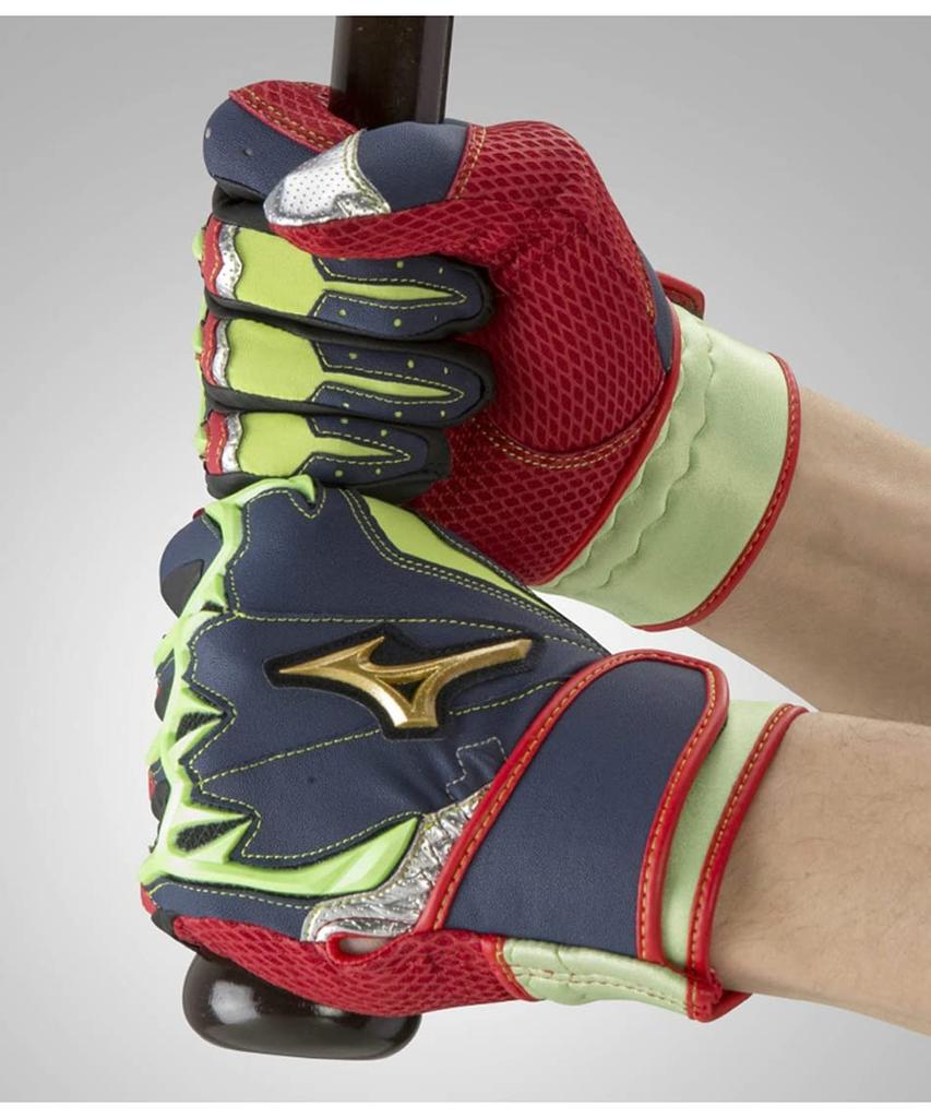 Mizuno Pro Baseball Batting Natural Silicon Power Arc Miz21ss Same-day Shipping. Limited-edition Gloves, Double-handed, Leather, Embossed, LI,