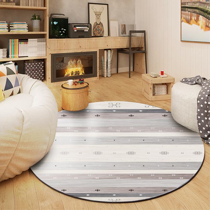 Wohnzimmer Runder Teppich Geometrisch Abstrakt Couchtisch Sofa Teppich Zuhause Schlafzimmer Bettvorleger