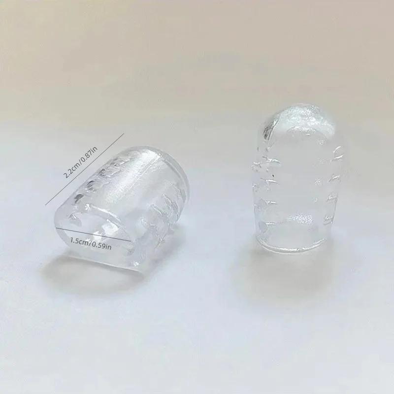 50Pcs Silicone Finger And Toe Protectors Breathable Gel Finger Caps Odorless Finger And Toe Covers For Men And Women Anti-friction Finger Tubes