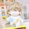 Blue Pink Doll Clothes Changing Dress Game T-shirt Pants Set  Cotton Stuffed Doll