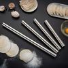 Hygienic Rolling Pin Pins, Stainless Steel Dough Roller, Essential Kitchen Utensil Lightweight Roller for Baking Pizza Dough, Pie, Cookie, Fondant,