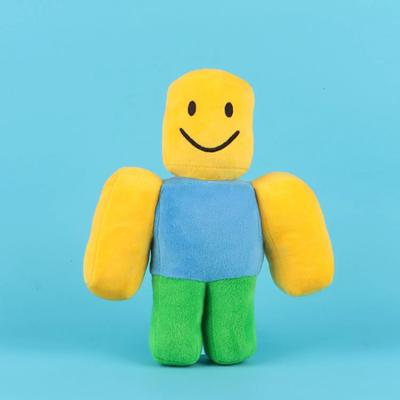 New 26cm Roblox Noob Plush Toy, Classic Blocky Character Stuffed Doll, Soft Plushie for Gaming Fans Collection & Kids Birthday Gift