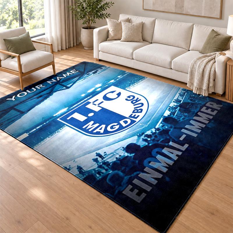 1.FC Magdeburg Pielāgojams Personīgs Paklājs