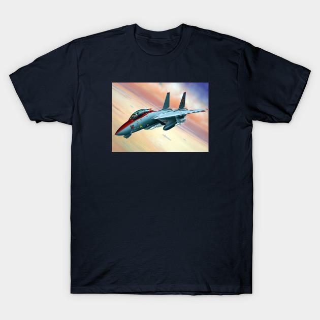 

Men Black Print T-shirt F14 Tomcat No-Cut Transfer Paper Print Cotton Tshirt L Темно-синій