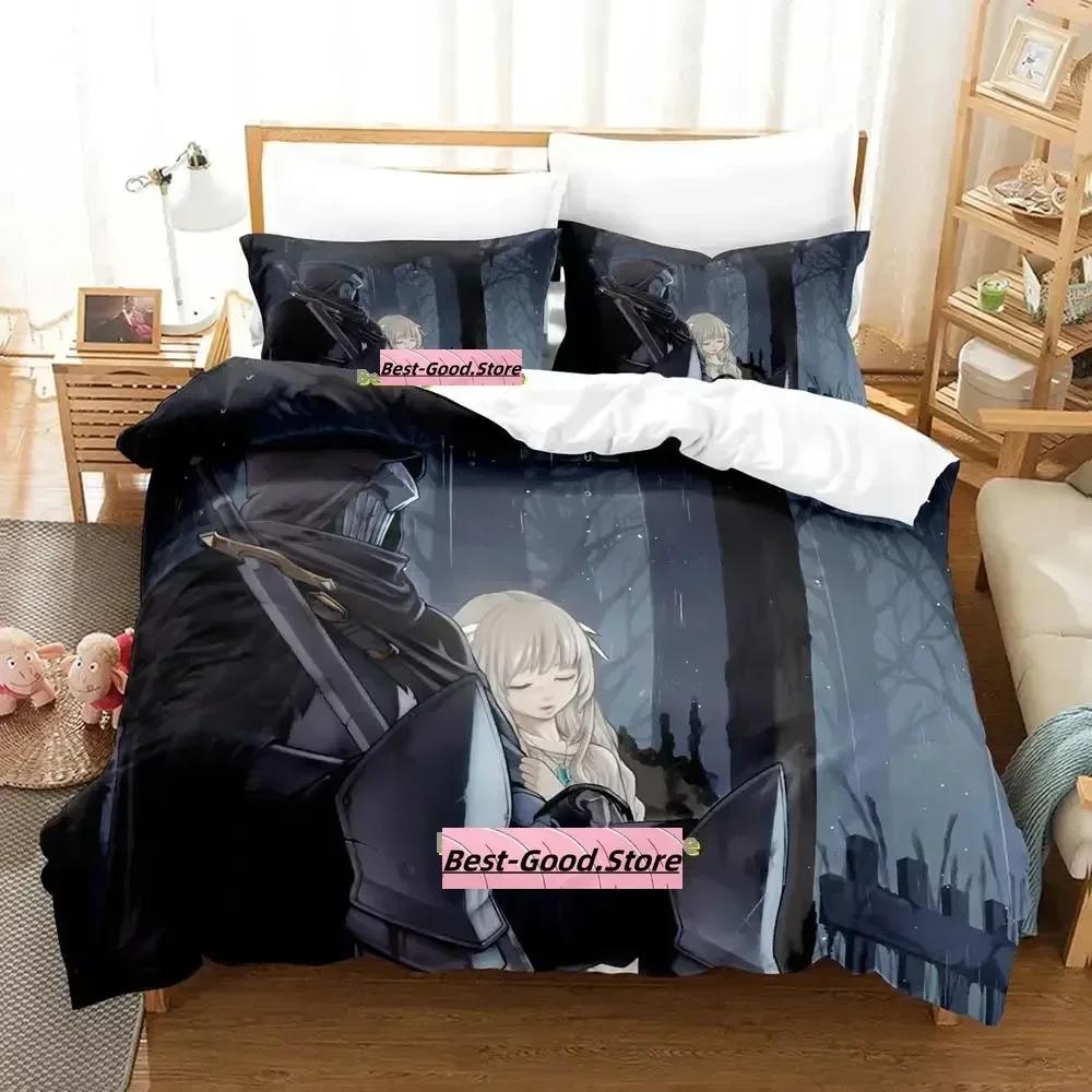 Gamw ENDER LILIES Quietus of the Knights Bedding Set Printed With Pillowcase Bed Duvet Cover Soft Single Double Queen Super King