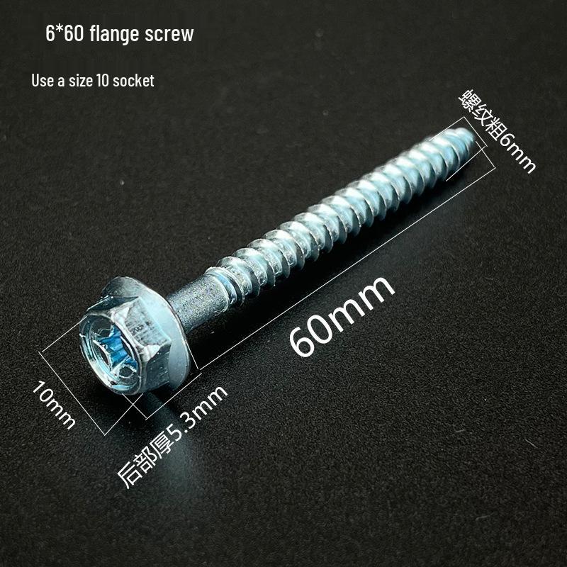 Hex Flange Phillips Self-Tapping Screw with Washer for Bathroom Cabinet and Washbasin