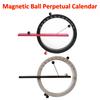 Magnetisk Bolls Evighetskalender Nyhet Skrivbordskalender med Månad Vecka Datum Skrivbordskalender Sovrums prydnad Kontor Heminredning