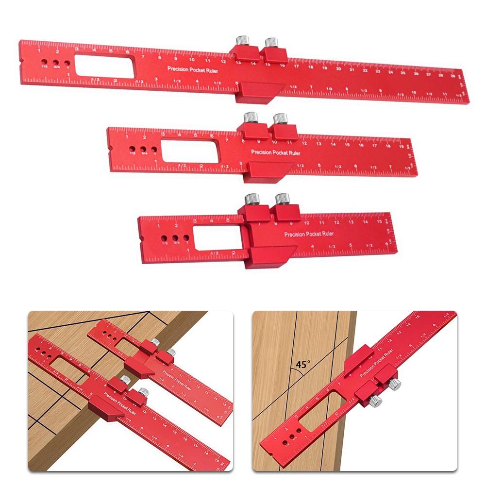 Scoring Ruler Woodworking Scriber Measuring Scribing