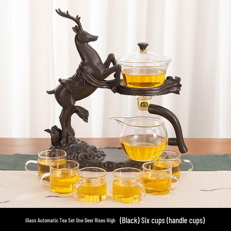 Automatic Glass Tea Set with Tea Divider