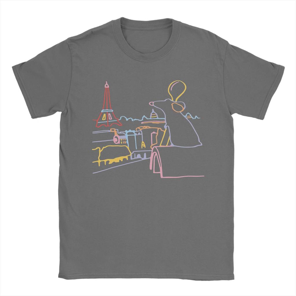 Little Chef Remy T-Shirt for Men Round Neck Cotton T Shirts Short Sleeve Tees Adult Clothes