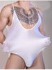 Sexy Satin Shiny Thong Cut Bodysuit Tops Fashion Traceless Tights Man Shaping Onesies High Elastic Shaping Wear Breathable