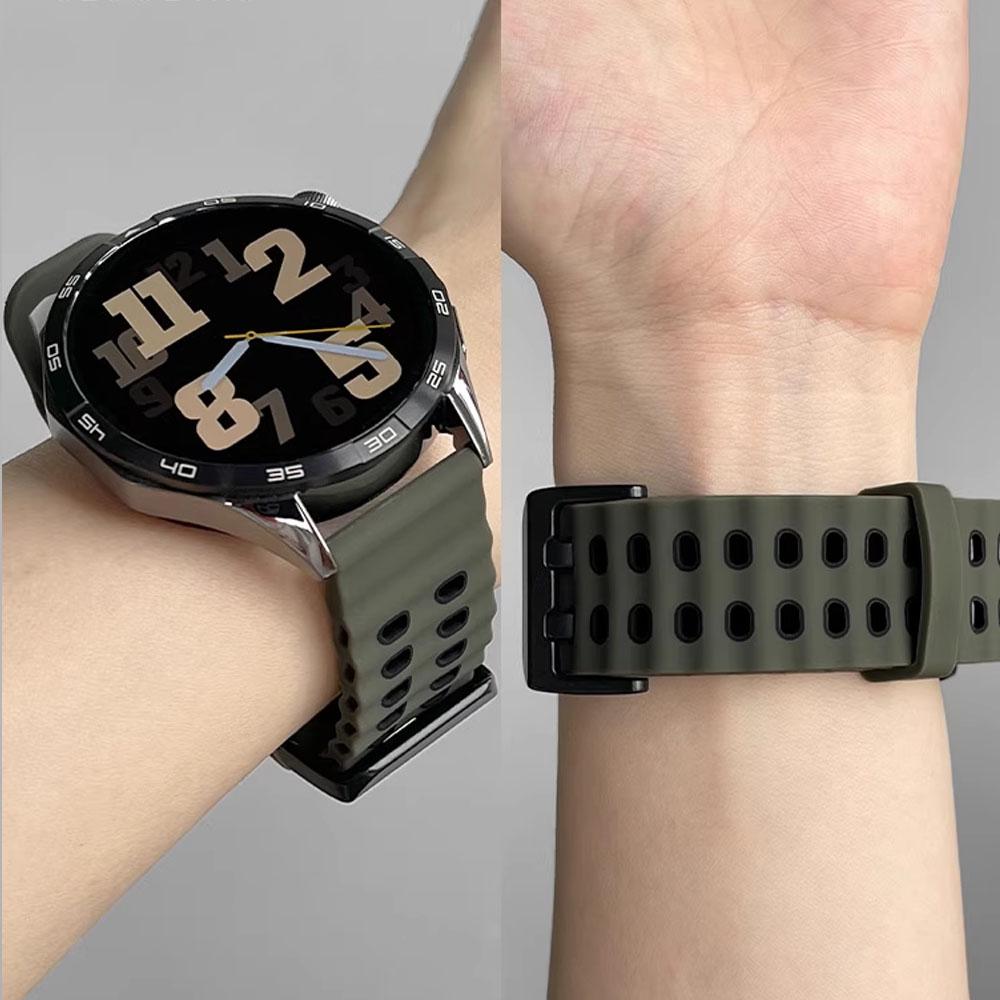 22mm Silicone Band for Amazfit GTR 47mm/GTR 4 3 Pro/Balance 2 1/Bip 6 5/Stratos 2 3 Bracelet for Huawei Watch GT6 5 4 46mm Strap