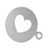 Coffee Latte Art Stencils For Drawing Barista Tools Stainless Steel Coffee Accessories Decorating Foam Shape Cake Baking Mold