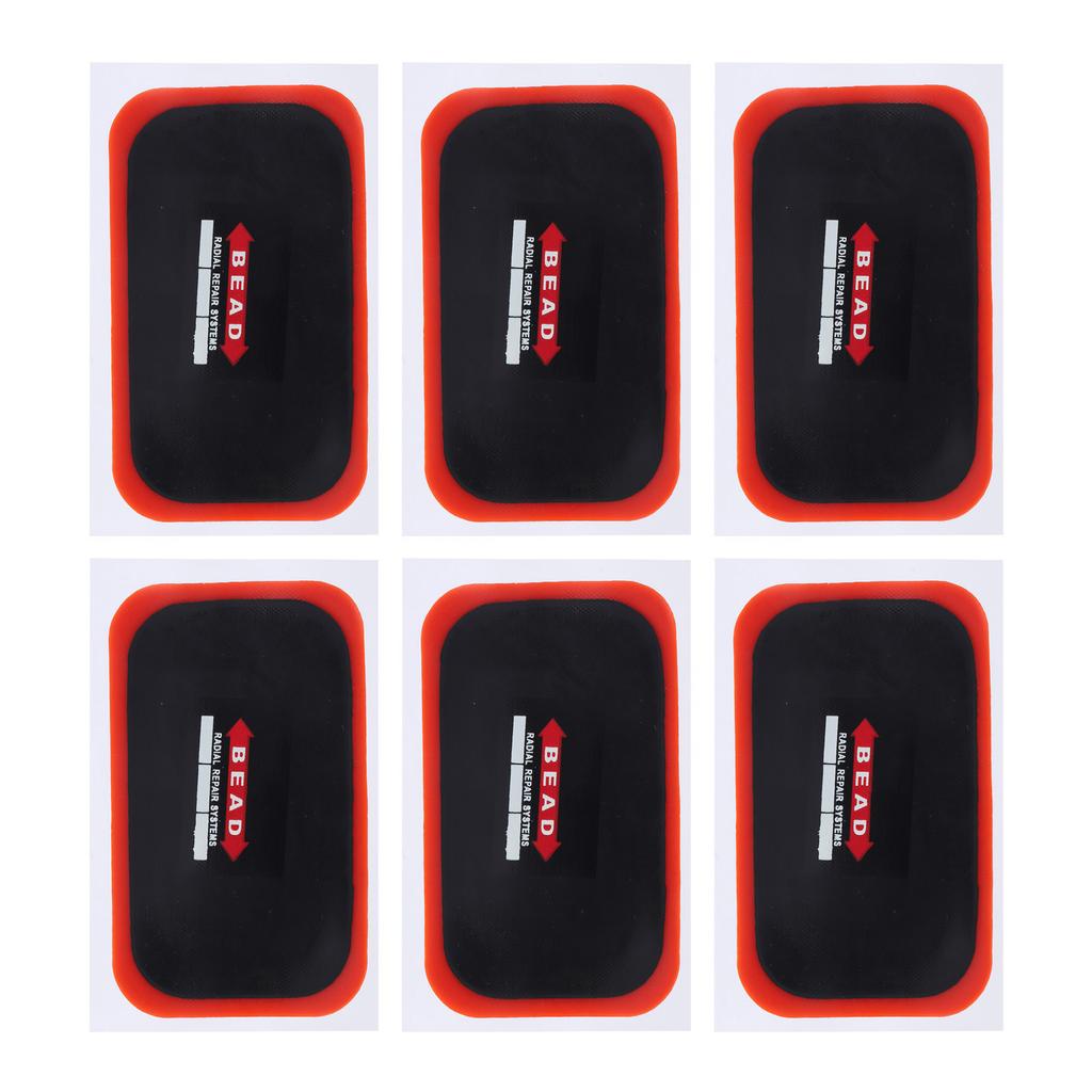 10Pcs Tire Patch Kit Universal for Cycle Puncture Repair Tools Rubber Rectangle 70x120mm