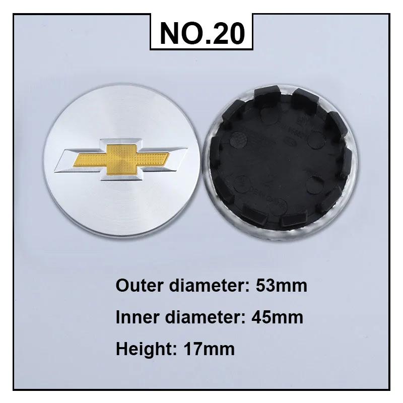 for Chevrolet MALIBU XL AVEO CAPTIVA CRUZE IMPALA LACETTI Sail SILVERADO 53mm 60mm Car Wheel Center Hub Caps