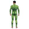 Green Digital Print Role-Playing Jumpsuit - Muscle Fit Performance Costume