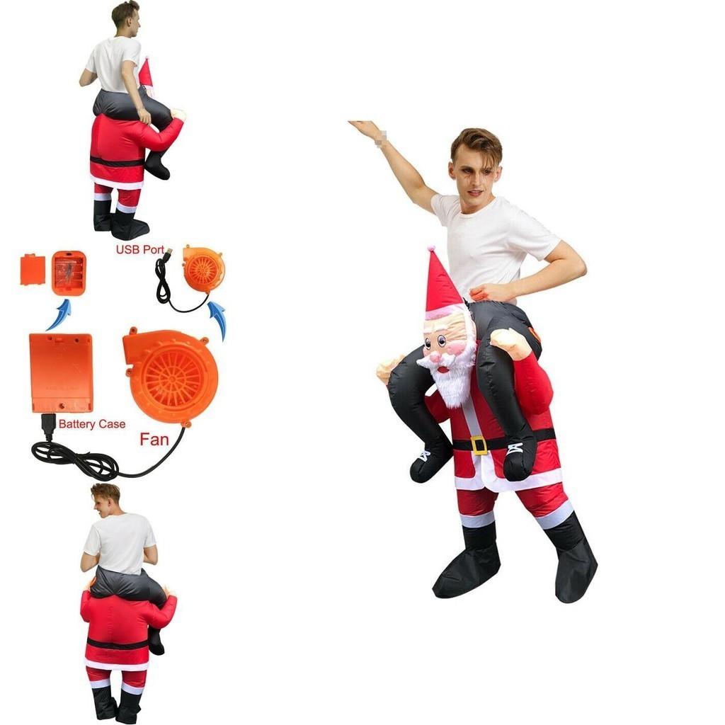 Inflatable Costume Christmas Santa Claus Outfit For Adults Perfect For Cosplay Events