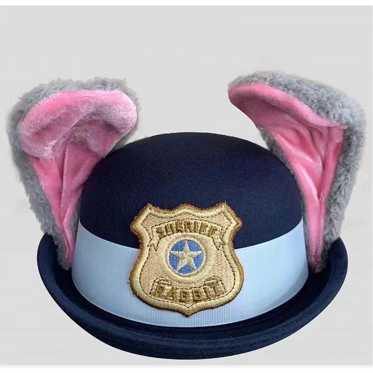 

Джуди кролик котелок сумасшедший животное городской полицейский Джуди шляпа дети взрослые children（54cm）