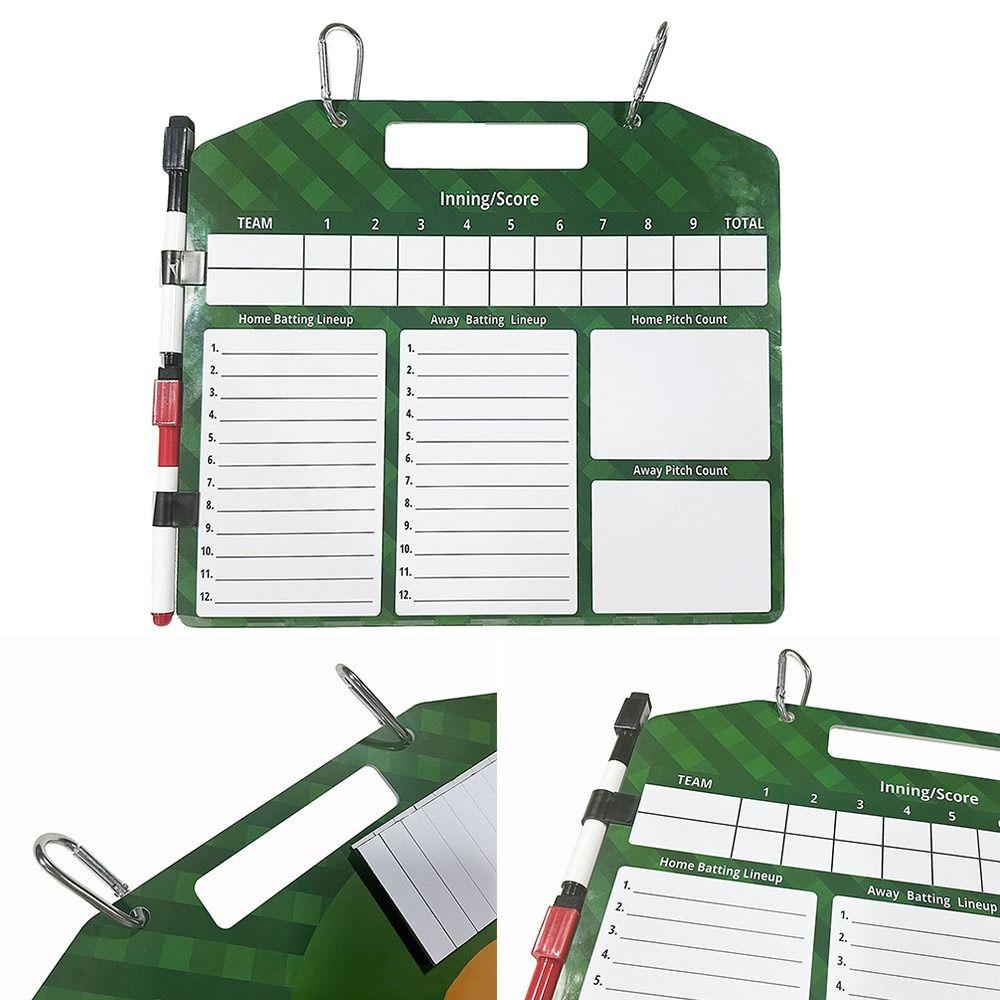 Marker Boards Baseball Clipboard Dry Erase Baseball Coaching Accessories Baseball Lineup Board