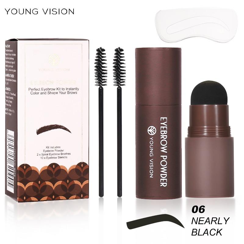 YOUNG VISION Lazy Eyebrow Powder Hairline Powder Face Contour Shadow Powder Stamp Brow Powder Eyebrow Pencil