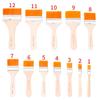 Children's Wooden Handle Nylon Bristle Brush No.1-12 for Oil Painting & BBQ