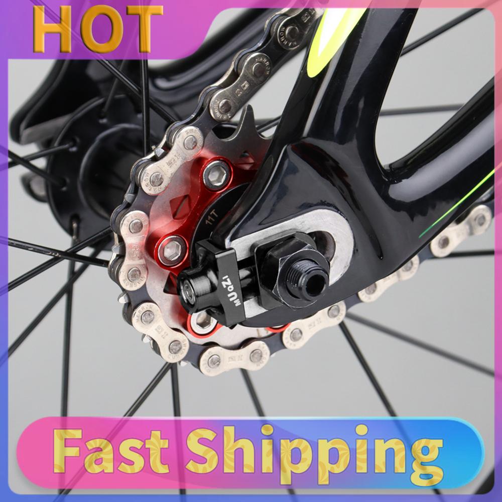 Chain Tensioner Aluminum Alloy CNC Bicycle Chain Fastener DIY Modification Lightweight Wear-resistant for Single Speed Bicycle