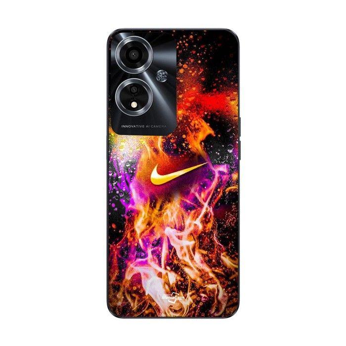 Coque pour Oppo A59 5G Nike peinture colorée