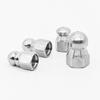 1Pcs Stainless Steel Quick Connect 1/4 Thread Pipeline Cleaning Rotating Spray Head Water Mouse Head Set Nozzle Tools