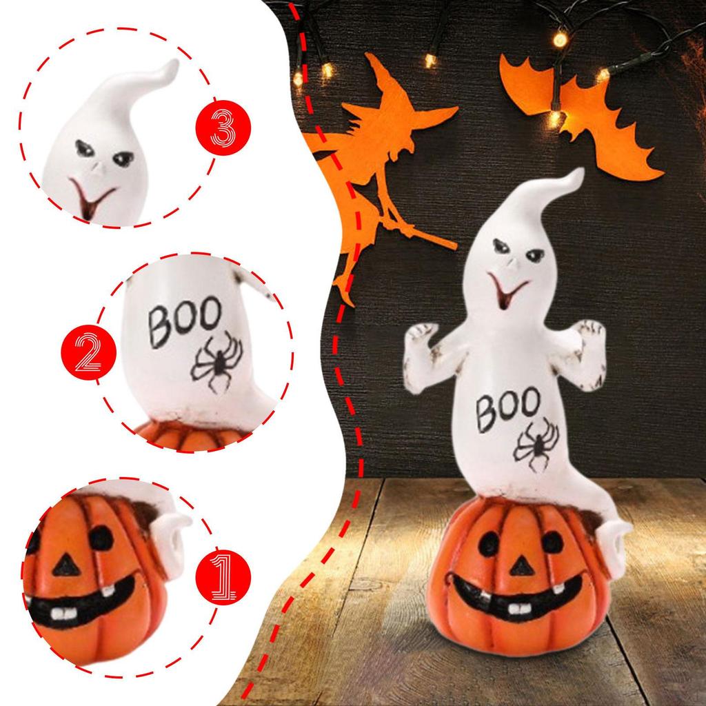 Figurine Halloween Decoration Collectible Fashion Desktop Ornament Home Decor for Garden Fireplace