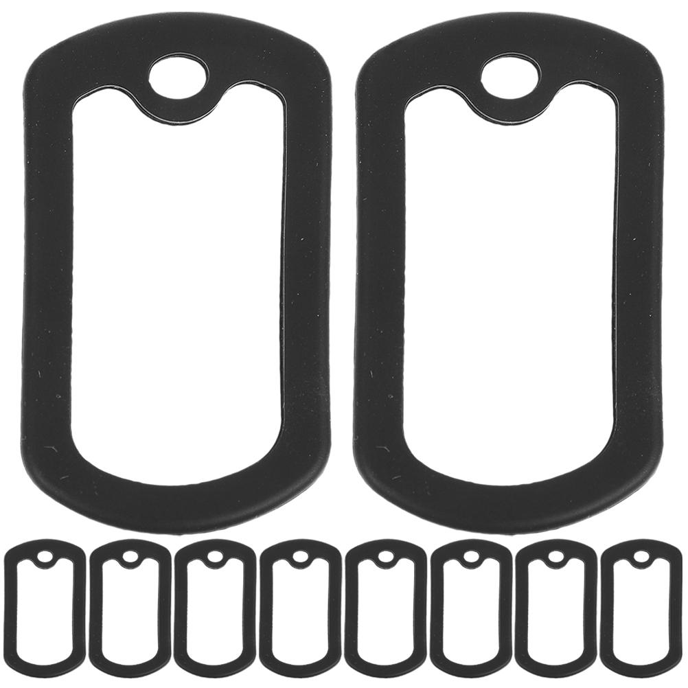 10pcs Pet Tag Silencers Dog Name Tag Silencers Mute Circles Pet Supplies
