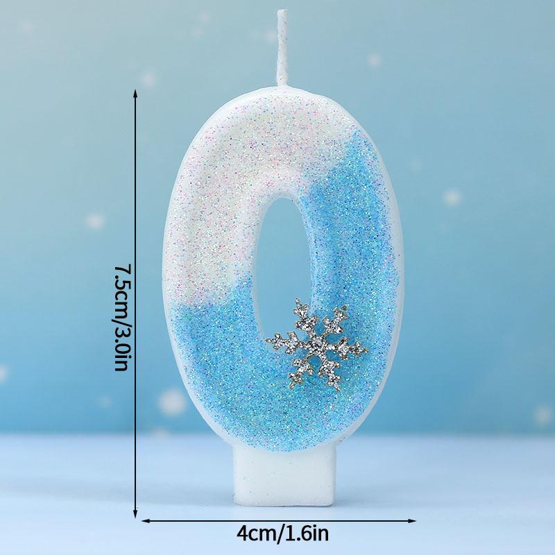 Happy Birthday Cake Decorative Candle 0-9 Digital Candles Baby Shower Wedding Anniversary Day Cake Topper Decor Party Supplies