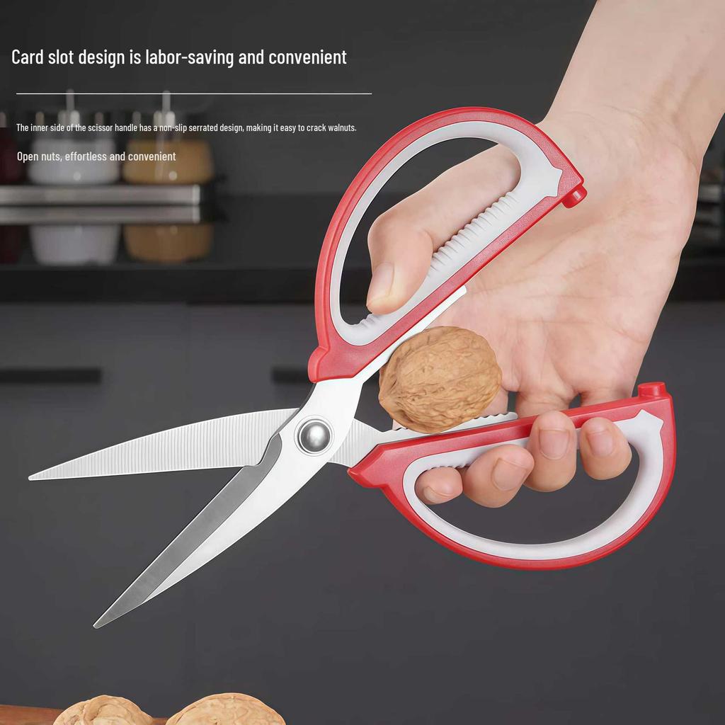 Multifunctional Stainless Steel Scissors: Kitchen, Barbecue, Chicken Bone, Craft, Office