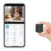 Wi-Fi Mini Camera, Security Camera with Two-Way Audio, AI Motion Detection, 4K Resolution, 180-Day Standby, 6 Hours Recording Time On a Full Charge, 1