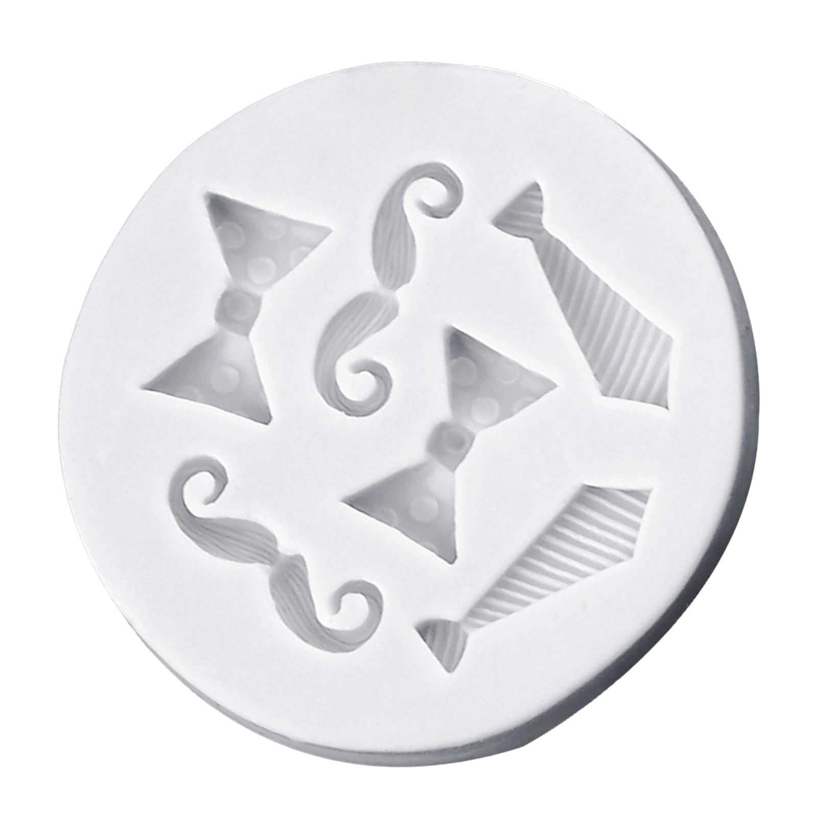 

Силиконовые формы для усов-бабочки, инструменты для выпечки, помадка, формы для украшения тортов, для изготовления шоколадных конфет, свечей, мыла B