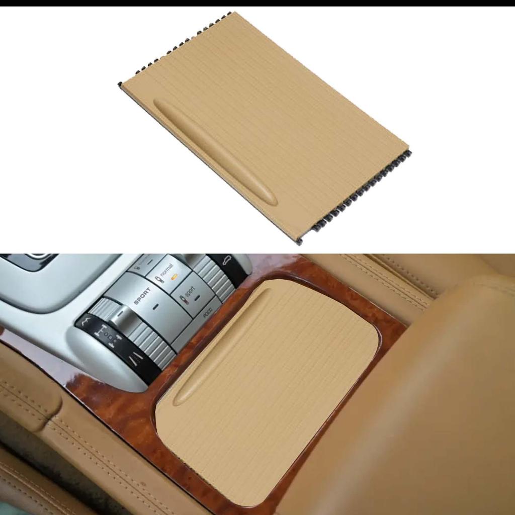 Cup Holder Sliding Cover 7L5862531 Stable for Porsche Cayenne 20032010 Beige