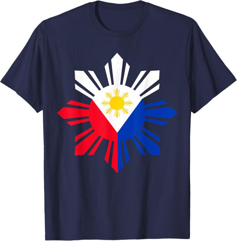 Philippine Flag Pinoy Flag Filipino Citizen Pinoy Sun Unisex T-shirt M