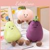 Fruits Cartoon Vegetables Plush Toy Stuffed Doll For Childrens Decoration Room